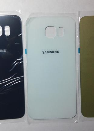 Крышка задняя Samsung G925F, Galaxy S6 Edge белая original .