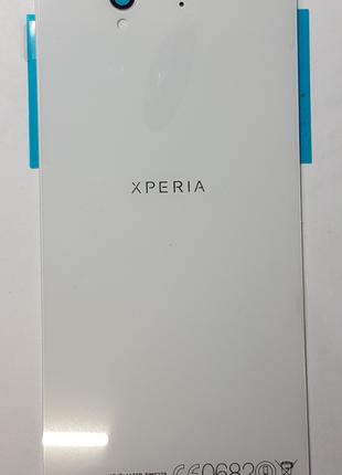 Крышка задняя Sony Xperia Z, C6602, C6603, L36h белая original.
