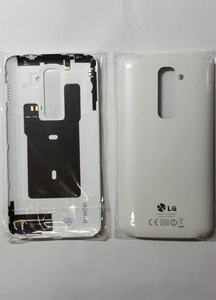 Крышка задняя LG D802, G2 с антенной белая original.