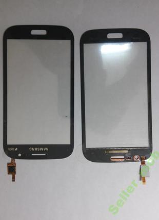 Сенсорное стекло Samsung I9082, Galaxy Grand Duos синее original.