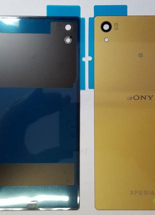 Крышка задняя Sony Xperia Z5, E6683 золотая origin.