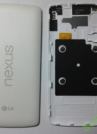 Кришка задня LG D820, Nexus 5 з антеною біла or.