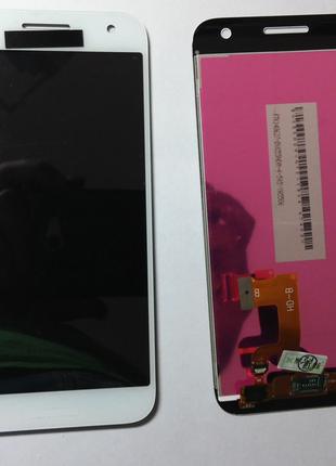 Дисплей (экран) Huawei Ascend G7 с сенсором белый.