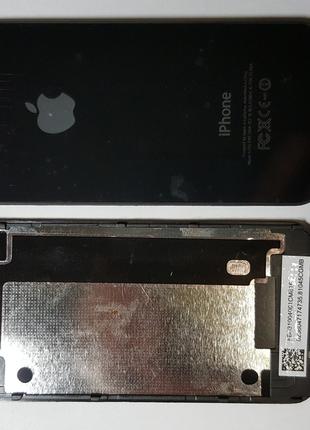 Крышка задняя Apple iPhone 4G черная