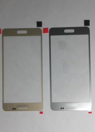 Стекло Samsung G850, Galaxy Alpha с золотое original.