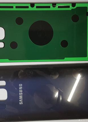 Крышка задняя Samsung N920, Galaxy Note5 синяя original.
