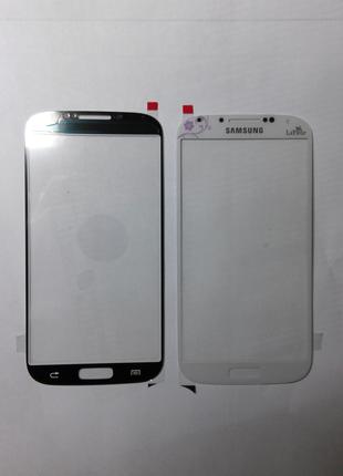 Стекло Samsung I9500, Galaxy S4 белое LaFleur original.
