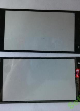 Сенсорное стекло Huawei Honor 3C черное original.