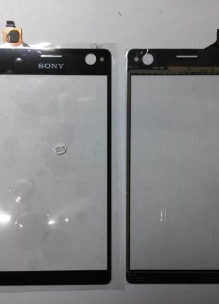 Сенсорное стекло Sony E5303, E5333 Xperia C4 черное orig.