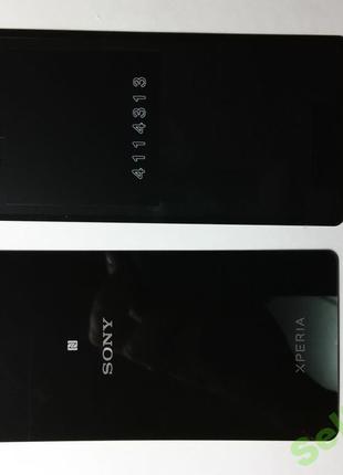 Крышка задняя Sony Xperia Z1 Compact, D5503 черная.