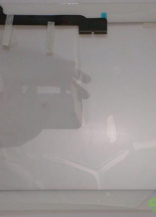 Сенсорное стекло Apple iPad 3, iPad 4 белое с кноп.