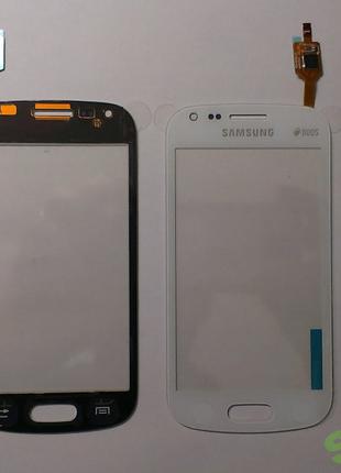 Сенсорное стекло Samsung S7562, Galaxy S Duos бело.