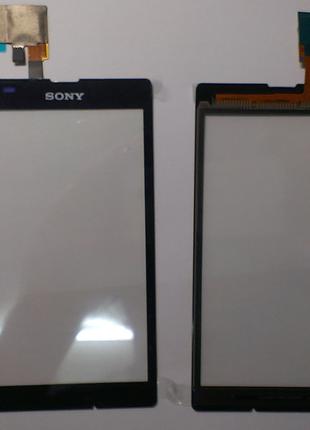 Сенсорное Стекло Sony C2105, C2104, S36H, Xperia L черное orig...