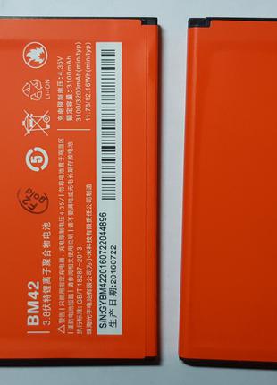Аккумулятор Xiaomi RedMi Note, BM42 original.