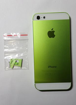 Крышка задняя Apple iPhone 5 зеленая