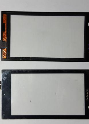 Сенсорное Стекло Sony-Ericsson ST25, Xperia U черное original.