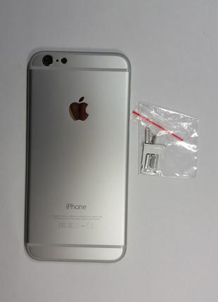 Крышка задняя Apple iPhone 6 серебристая