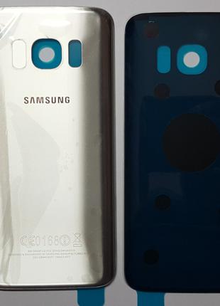 Крышка задняя Samsung G930F, Galaxy S7 серебристая original (К...