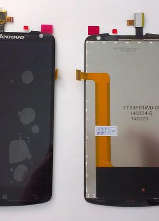 Дисплей (экран) Lenovo S920 с сенсором черный original.