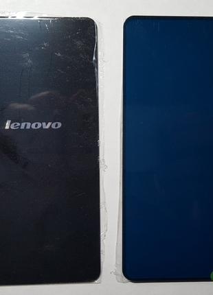 Крышка задняя Lenovo S850 темно-синяя original.