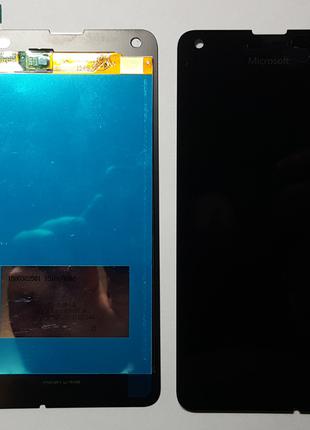 Дисплей (экран) Nokia Lumia 550 с сенсором черный original