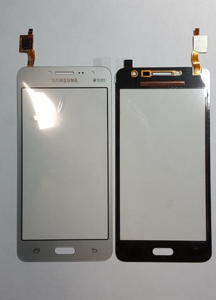 Сенсорне скло Samsung G532, J2 Prime Galaxy Grand Prime срібля...