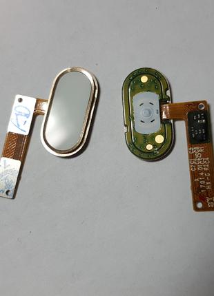 Шлейф Meizu M3 Note (L681) с кнопкой home золотой original