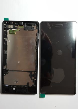 Дисплей (экран) Sony Xperia Z5 Premium с черной рамкой original.