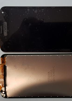 Дисплей (экран) Samsung G900, Galaxy S5 с сенсором черный TFT