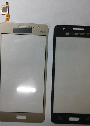 Сенсорное стекло Samsung G531, Galaxy Grand Prime золотое orig...