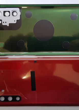 Крышка задняя Samsung N970, Note 10 со стеклом камеры красная ...