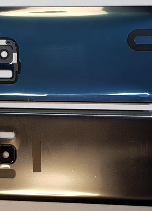 Крышка задняя Samsung G930F, Galaxy S7 со стеклом камеры черна...