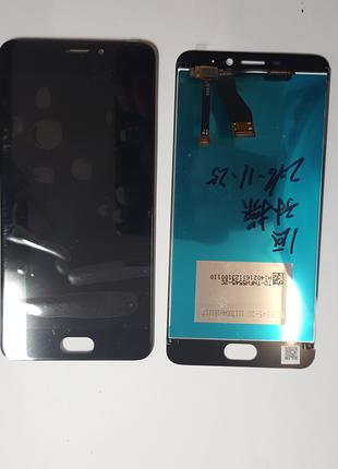 Дисплей (экран) Meizu M5S, M612H с сенсором черный