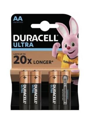 Батарейки щелочные пальчиковые (AA) Duracell Ultra Alkaline AA...