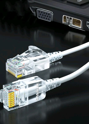 Cat6 Ethernet Кабель 0.5м Круглый 1000 Mbps RJ45, Ugreen