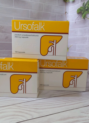 Урсофальк, Ursofalk, 250 мг, 100 капсул, Польща