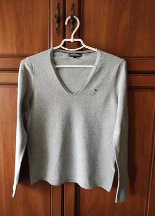 Сірий базовий светр