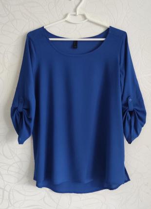 Ярко-синяя блузка от vero moda, размер l-xl
