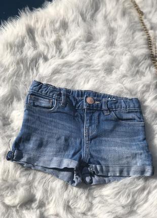 Детские джинсовые шорты на девочку gap