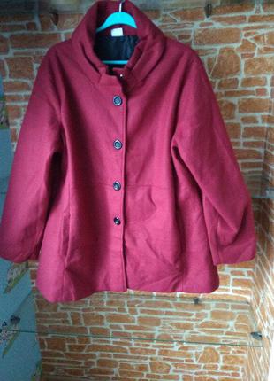 Флісова демисезонне пальто gabriella vicenza 50-52 xl-xxl розмір