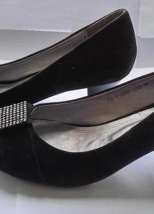 Туфли черные Silver Rose размер 39