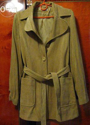 Куртка или жакет (классика), ткань под замш, состояние новое