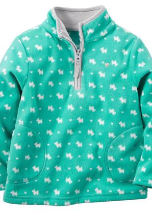 Флисовая кофта свитер флиска для девочки