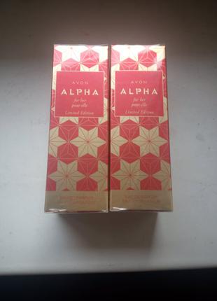 Парфюмированная вода avon alpha