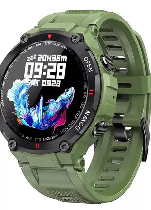Мужские сенсорные умные смарт часы Smart Watch S24-DFG с тоном...