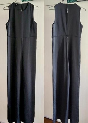 Элегантный черный комбинезон - платье