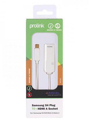 Кабель ProLink Micro USB — HDMI 2.0 0.15 м (HDMI A Socket)