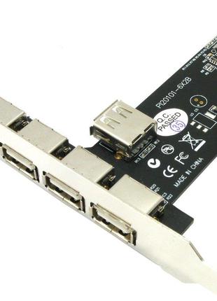 Контроллер PCI - USB St-Lab U-143 (4+1 Ports) бу