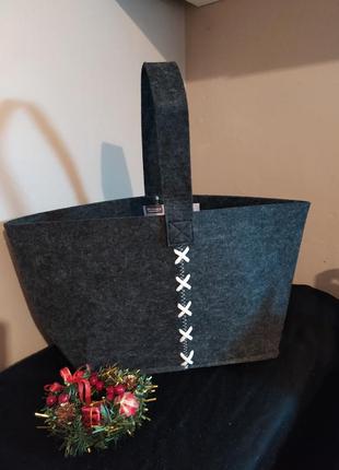 Классная интерьерная корзина для хранения, из войлока melinera...