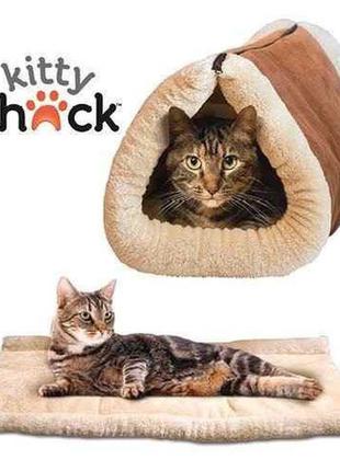 Будиночок-лежак для котів Kitty Shack 2 в 1